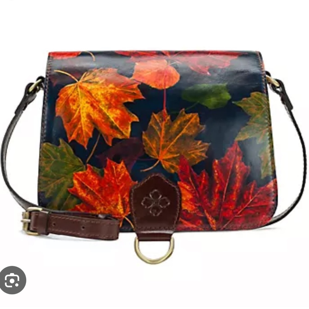 Patricia Nash Ilina Crossbody bag in Maple Leaves